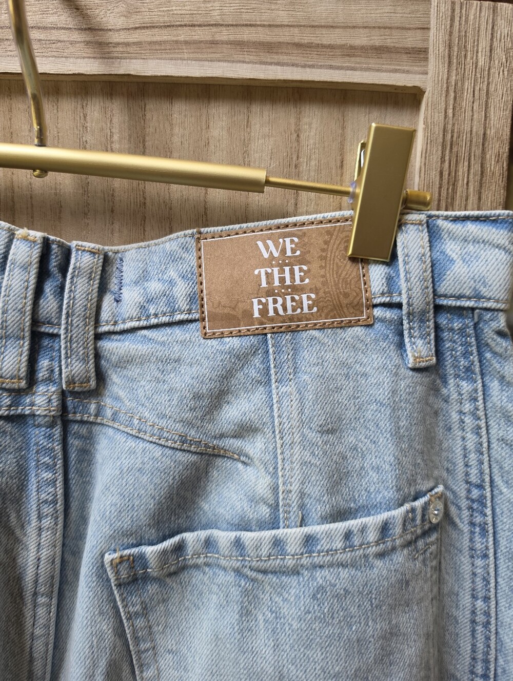 NWOT We The Free Good Luck/Lucky You Mid Rise Barrels In Aegean - Picture 10 of 15
